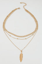Load image into Gallery viewer, Gold Leaf Necklace
